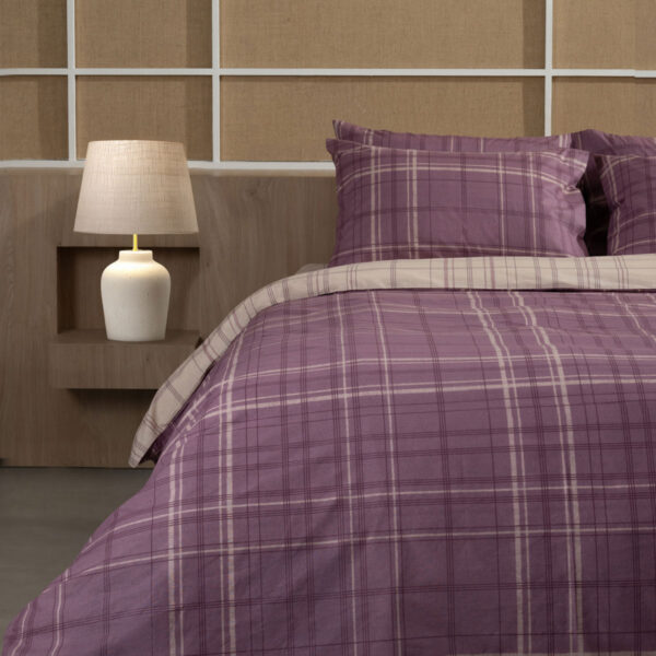 Παπλωματοθήκη Cotton Feelings 2066 Mauve Διπλή (200x250)