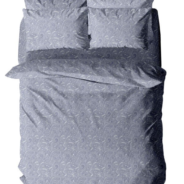 Παπλωματοθήκη Menta Εμπριμέ 440 Grey Μονή (170x250)