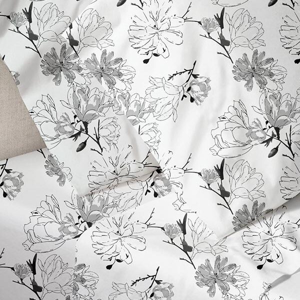 Παπλωματοθήκη Menta Εμπριμέ 070 Grey Μονή (170x250)