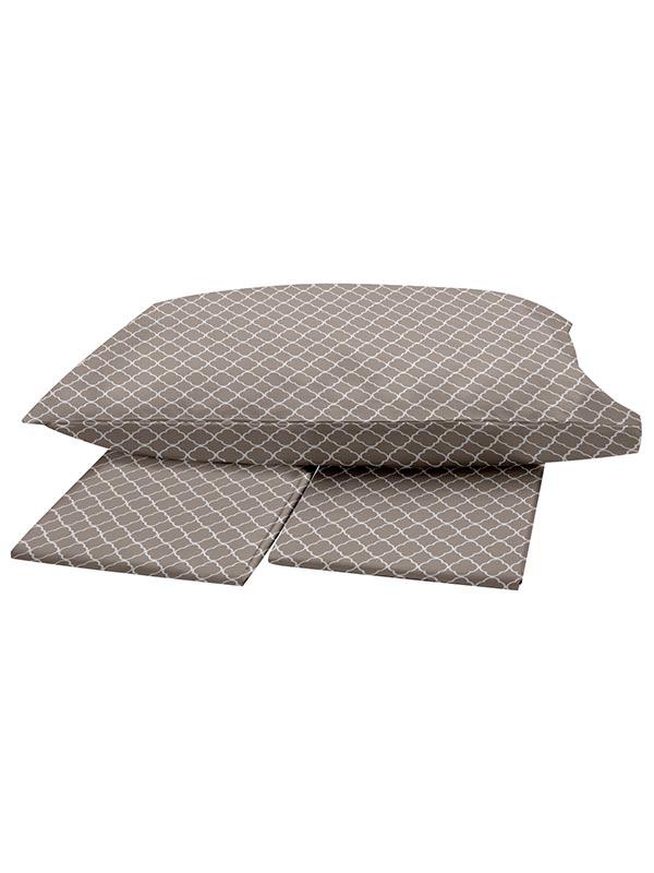 Παπλωματοθήκη Menta Εμπριμέ 530 Grey Μονή (170x250) - Image 2