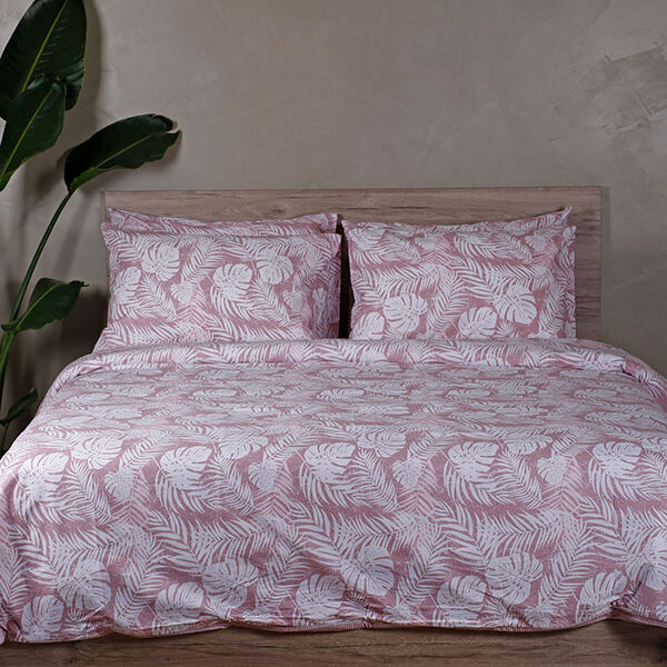Παπλωματοθήκη Cotton Feelings 2038 Pink Διπλή (200x250)