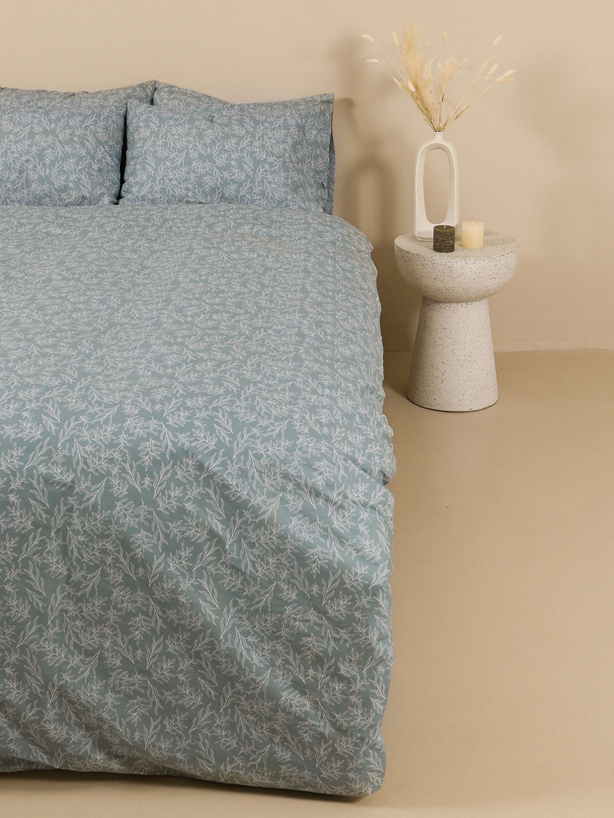 Παπλωματοθήκη Cotton Feelings 2052 Aqua Υπέρδιπλη (230×250) - Image 3
