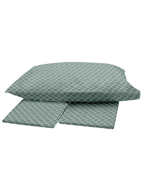 Παπλωματοθήκη Menta Εμπριμέ 530 Aqua Υπέρδιπλη (230x250) - Image 2
