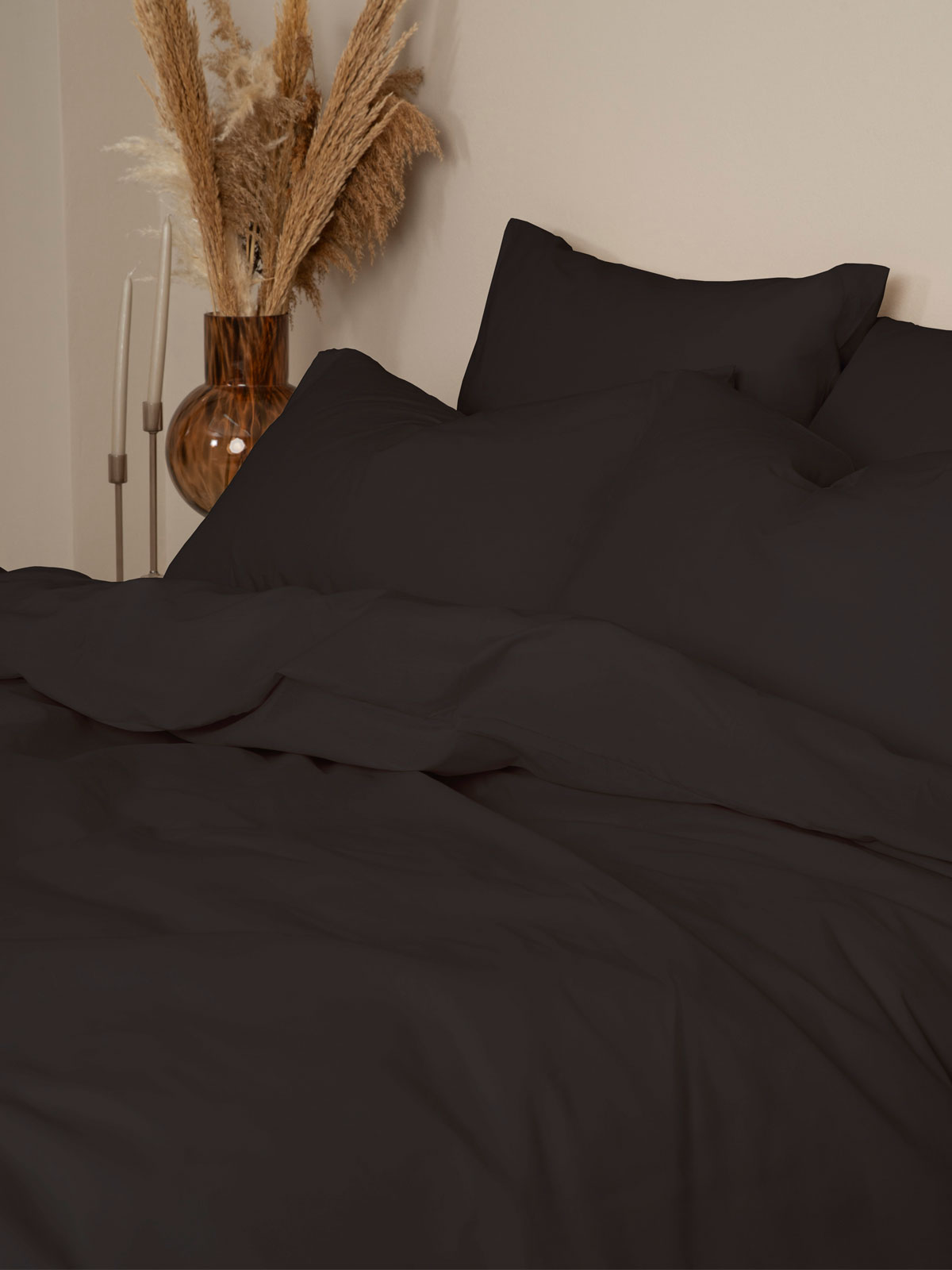 Παπλωματοθήκη Cotton Feelings 111 Black Μονή (170x250) - Image 2
