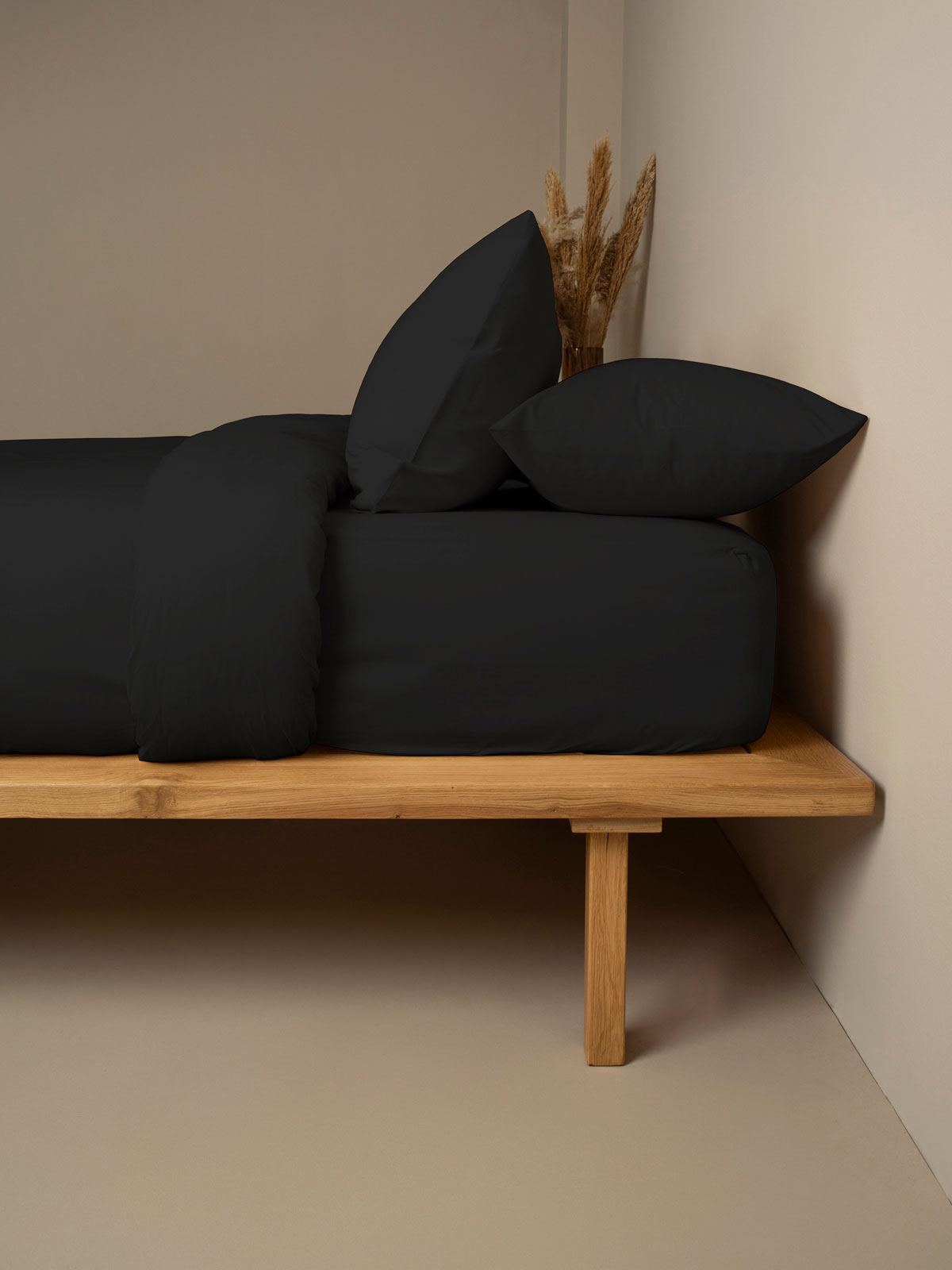 Παπλωματοθήκη Cotton Feelings 111 Black Μονή (170x250) - Image 3