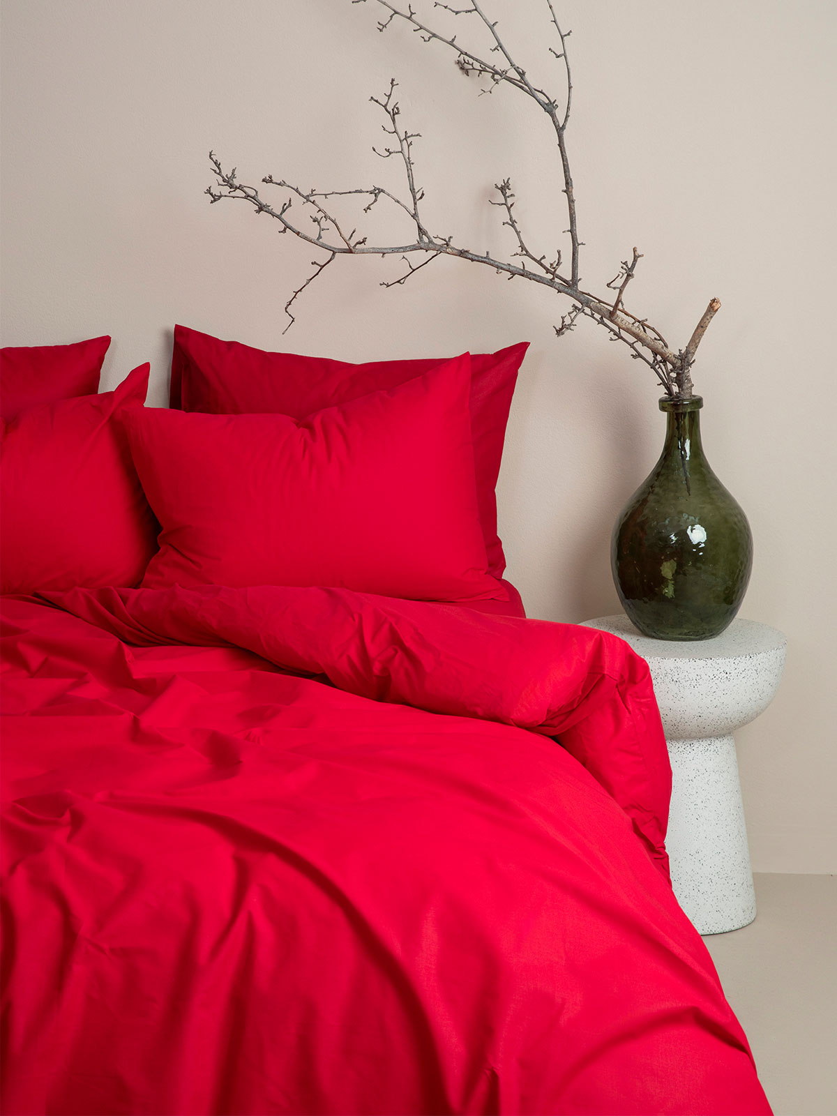 Παπλωματοθήκη Cotton Feelings 113 Red Μονή (170x250) - Image 2