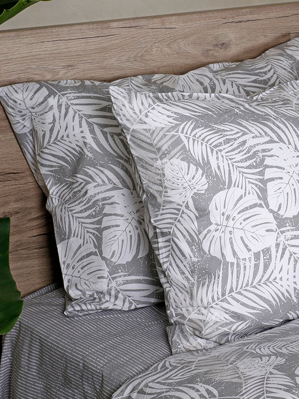 Παπλωματοθήκη Cotton Feelings 2038 Grey Μονή (170x250) - Image 3