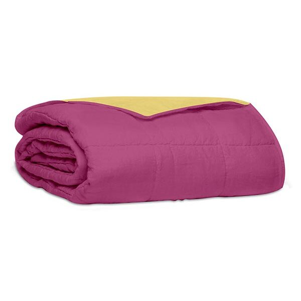 Κουβερλί percale μονόχρωμο Pink Μονό (160x220)