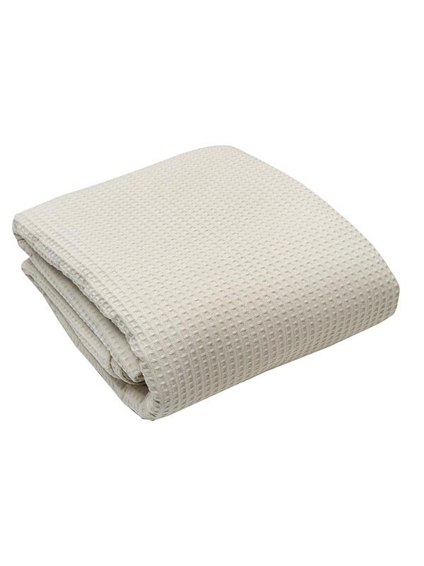 Κουβέρτα πικέ cotton Beige King Size (240x260) - Image 2