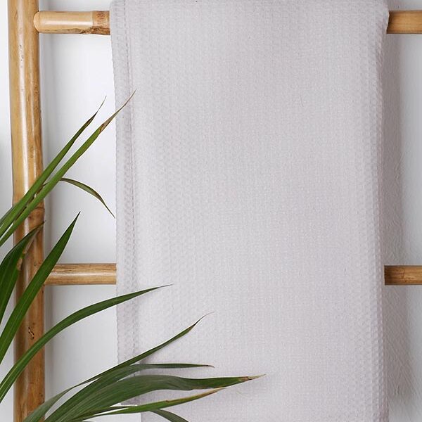 Κουβέρτα πικέ cotton Light Grey King Size (240x260)