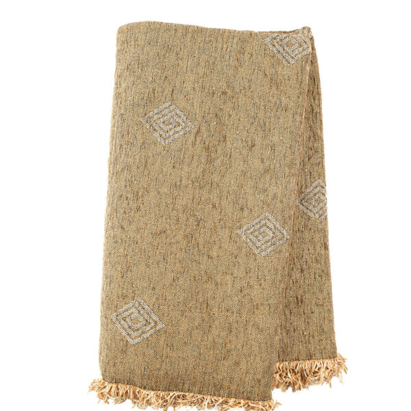 Ριχτάρι Σενίλ Ζακάρ Spira Beige Μονοθέσιο