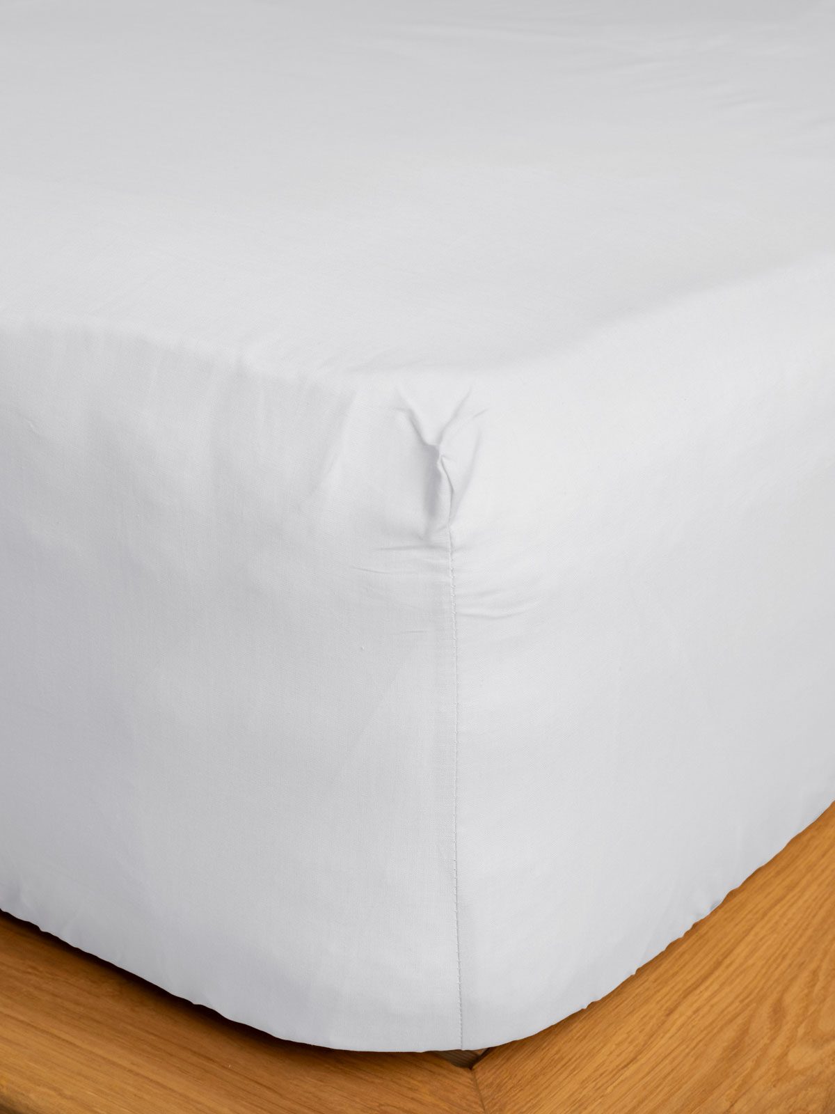 Κατωσέντονο Cotton Feelings με λάστιχο 100 White Μονό (100x200+30)