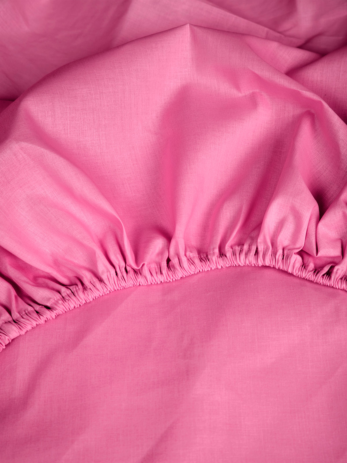 Κατωσέντονο Cotton Feelings με λάστιχο 112 Fuchsia Μονό (100x200+30) - Image 2