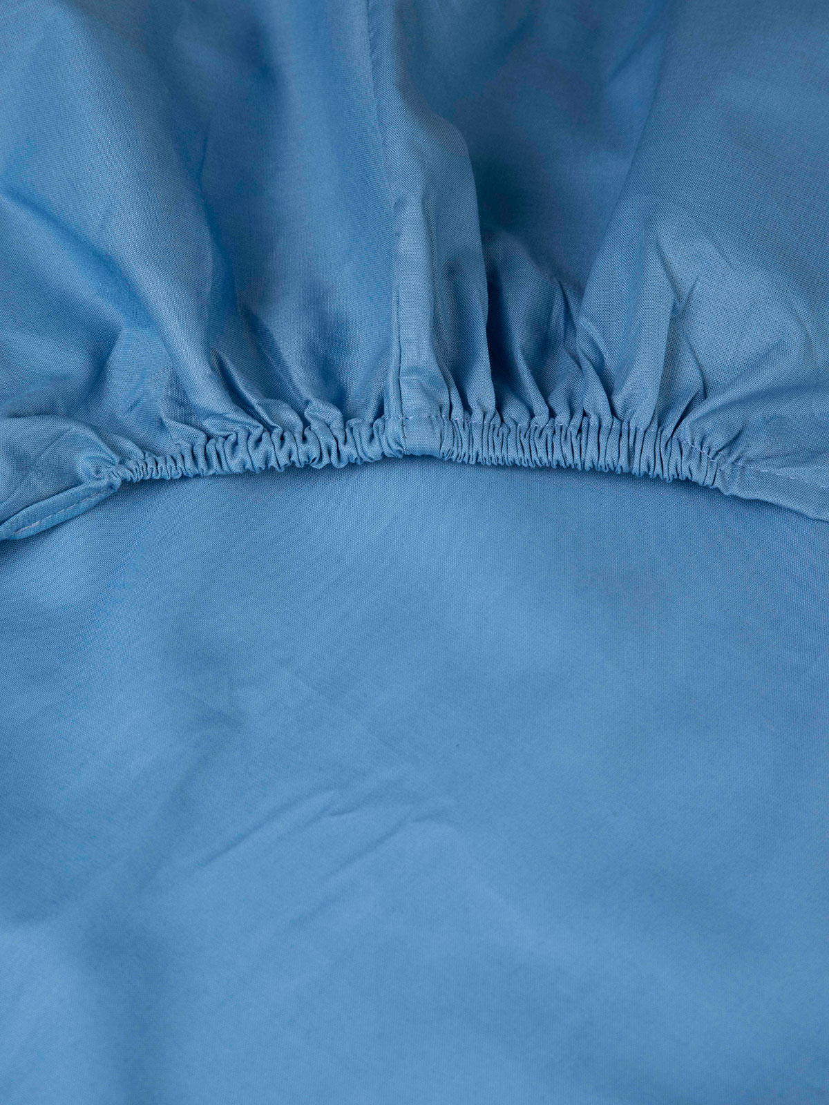 Κατωσέντονο Cotton Feelings με λάστιχο 104 Blue Διπλό (160x200+30) - Image 2