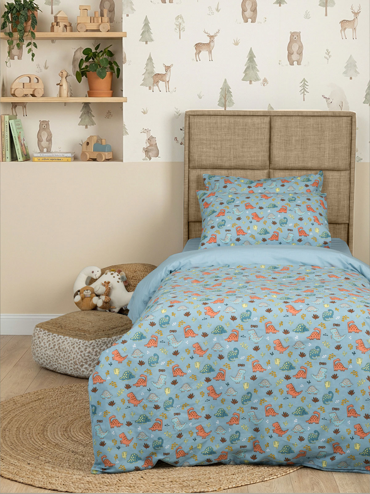 Σετ Σεντόνια Cotton Feelings 54 Μονό με λάστιχο(105x205+30)
