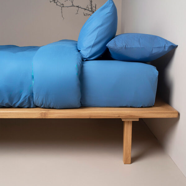 Σετ Σεντόνια Cotton Feelings 104 Blue Διπλό με λάστιχο (150x205+30)
