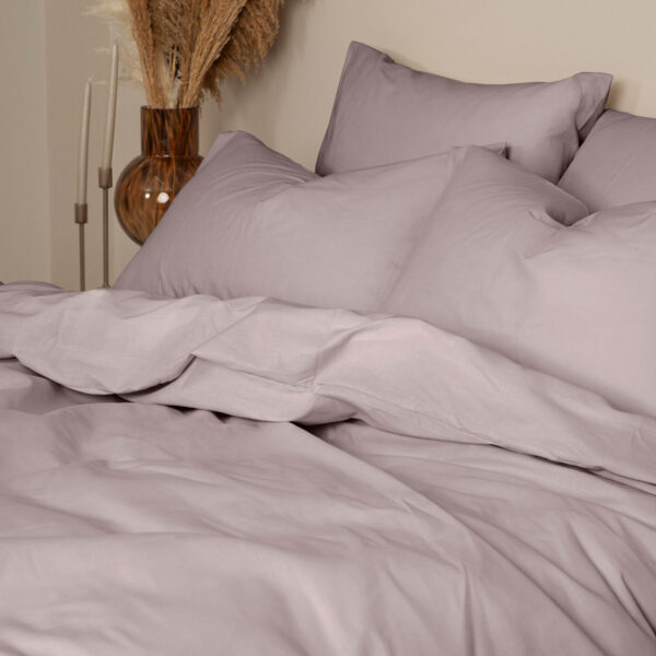 Σετ Σεντόνια Cotton Feelings 107 Dark Grey Διπλό (200x270)