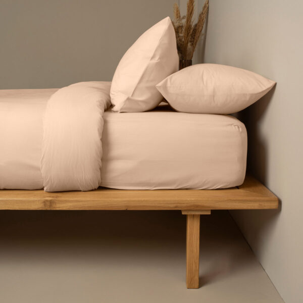 Σετ Σεντόνια Cotton Feelings 110 Beige Διπλό με λάστιχο (150x205+30)
