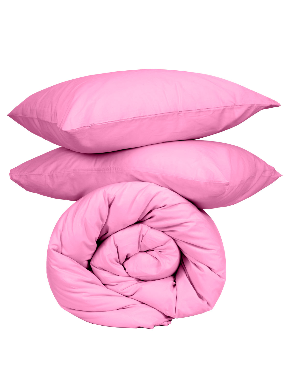 Σετ Σεντόνια Cotton Feelings 112 Fuchsia Διπλό με λάστιχο (150x205+30) - Image 4