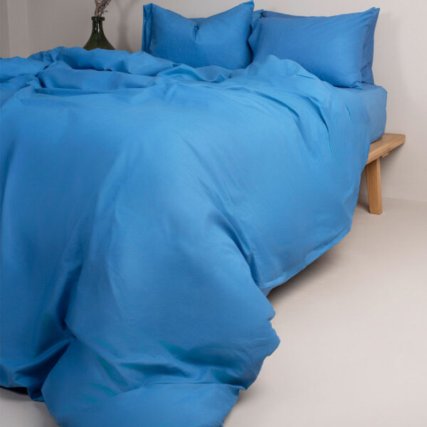 Σετ Σεντόνια Cotton Feelings 104 Blue Διπλό (200x270)