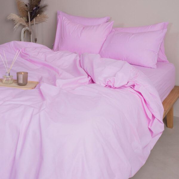Σετ Σεντόνια Cotton Feelings 102 Lila Υπέρδιπλο (235x270)