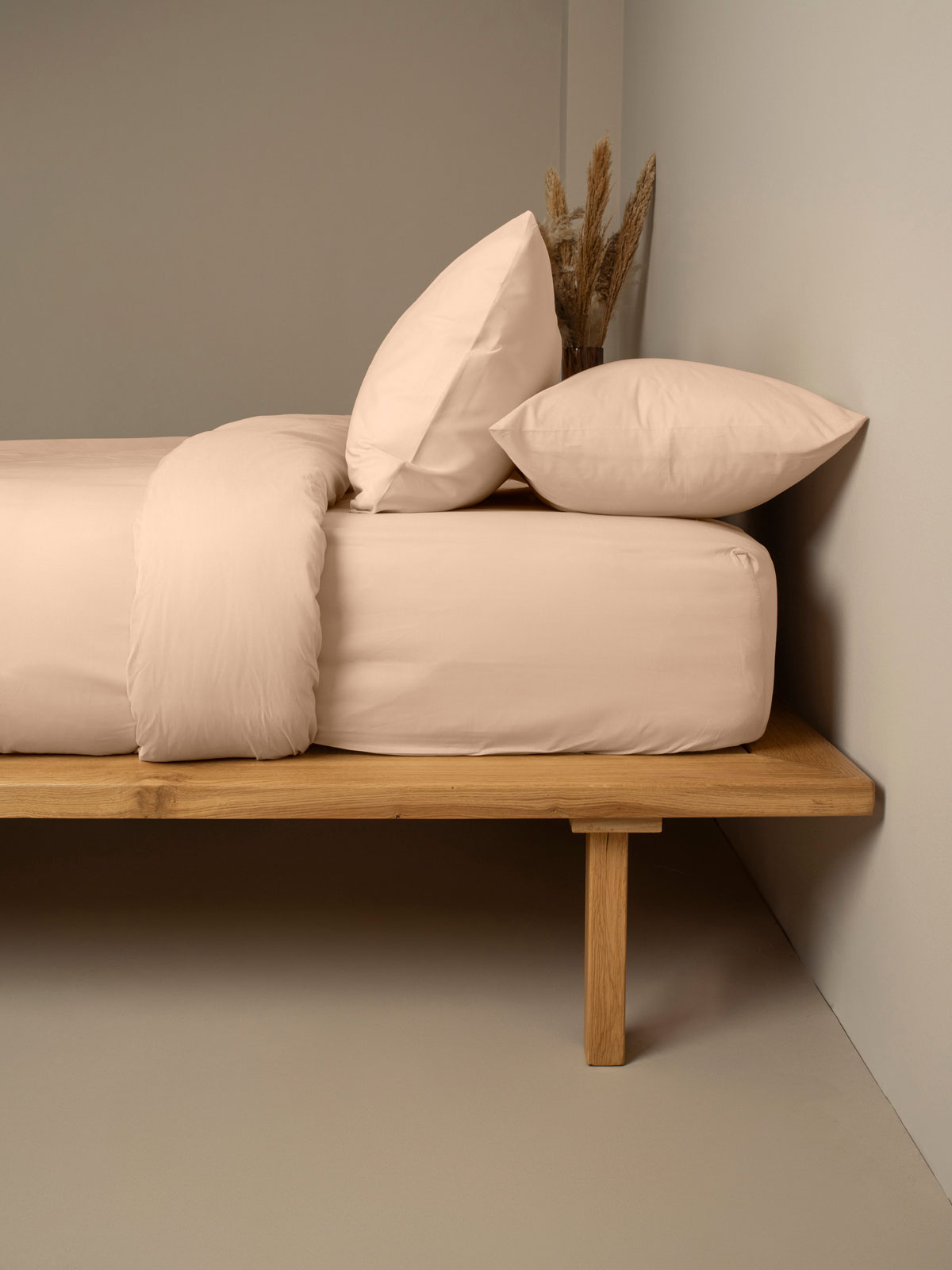 Σετ Σεντόνια Cotton Feelings 110 Beige King Size (260x270) - Image 3