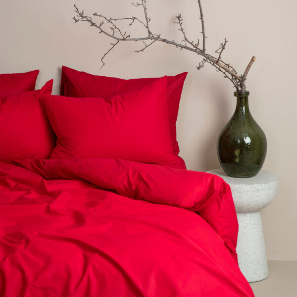 Σετ Σεντόνια Cotton Feelings 113 Red King Size (260x270)