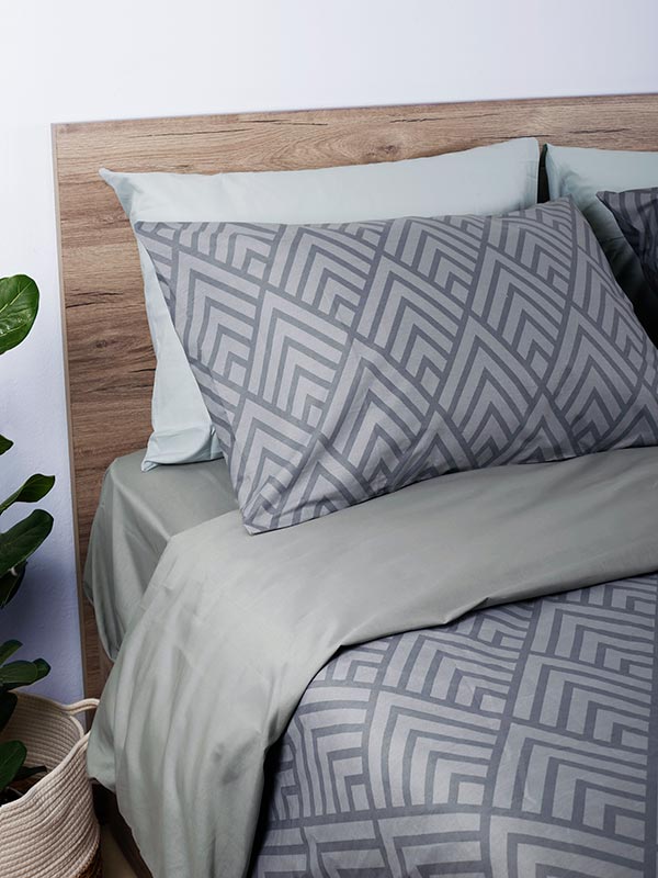 Σετ Σεντόνια Cotton Feelings 2036 Grey King Size (260x270) - Image 3