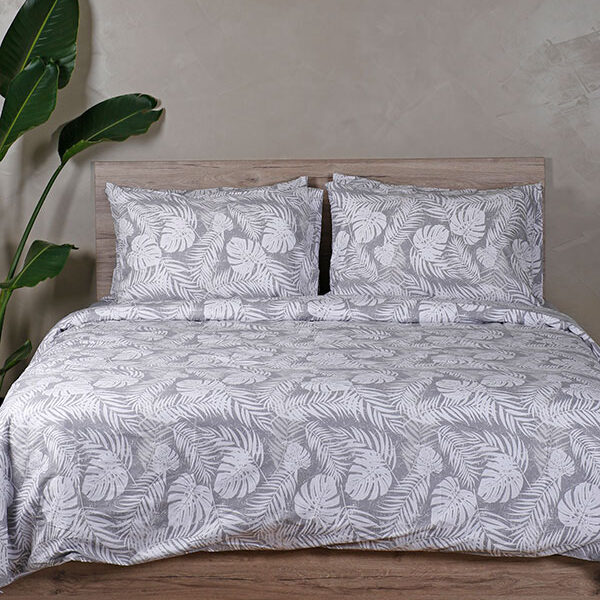 Σετ Σεντόνια Cotton Feelings 2038 Grey King Size (260x270)