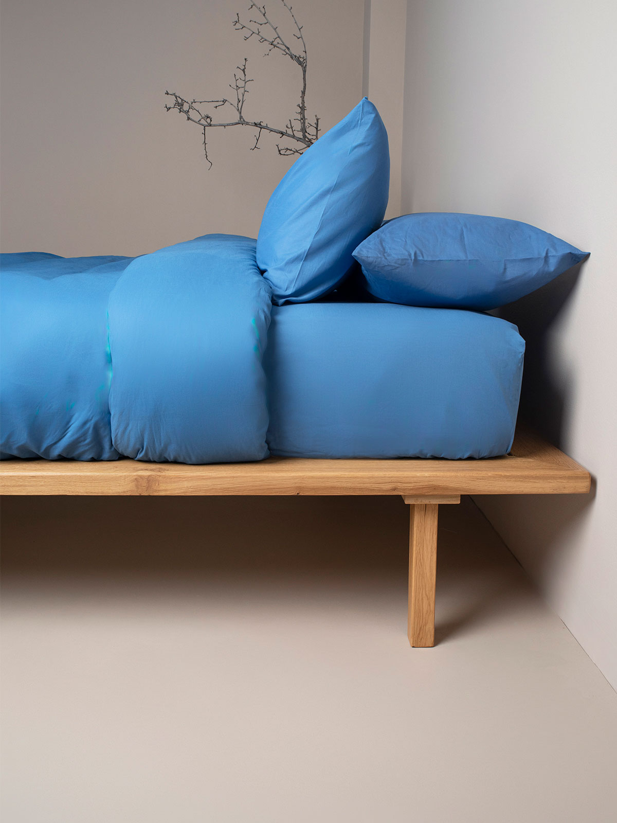 Σετ Σεντόνια Cotton Feelings 104 Blue King Size (260x270) - Image 3