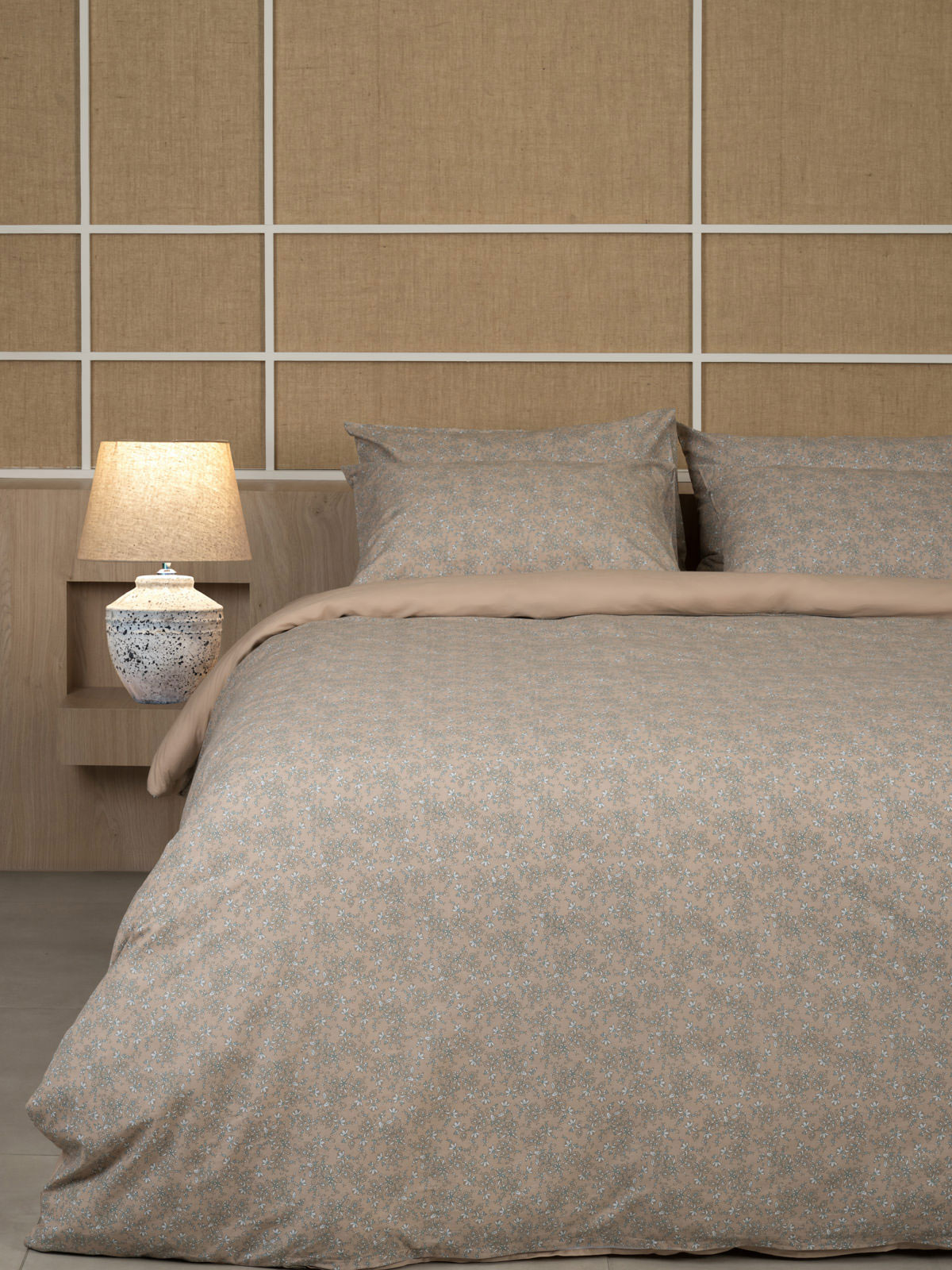 Σετ Σεντόνια Cotton Feelings 928 Beige King Size (260x270)