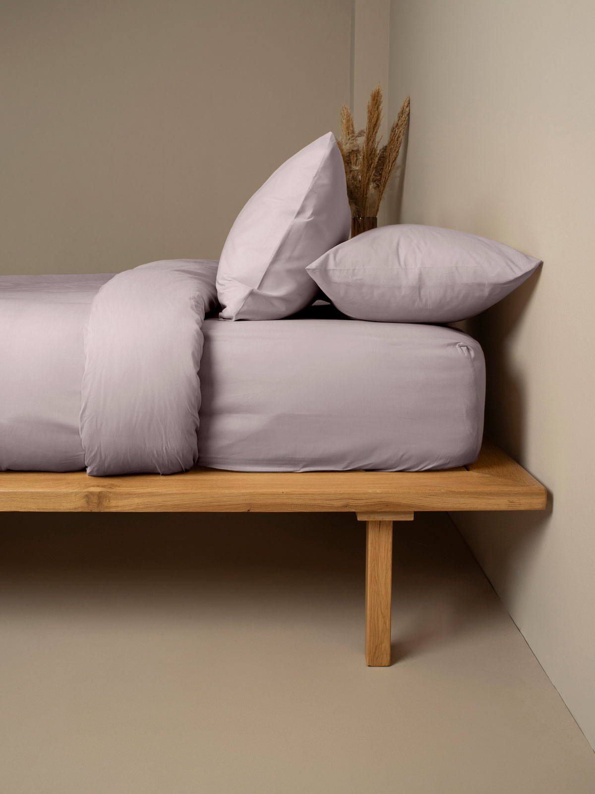 Σετ Σεντόνια Cotton Feelings 107 Dark Grey King Size (260x270) - Image 3
