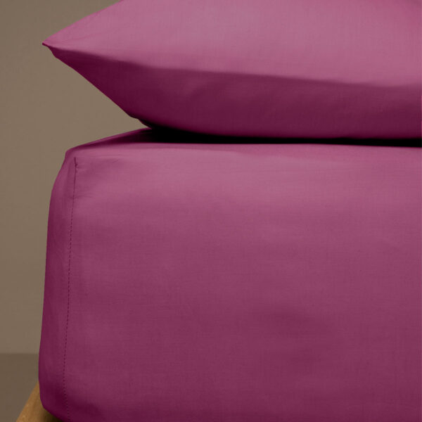 Κατωσέντονο Menta με λάστιχο 10 Mauve Διπλό (160x200+25)