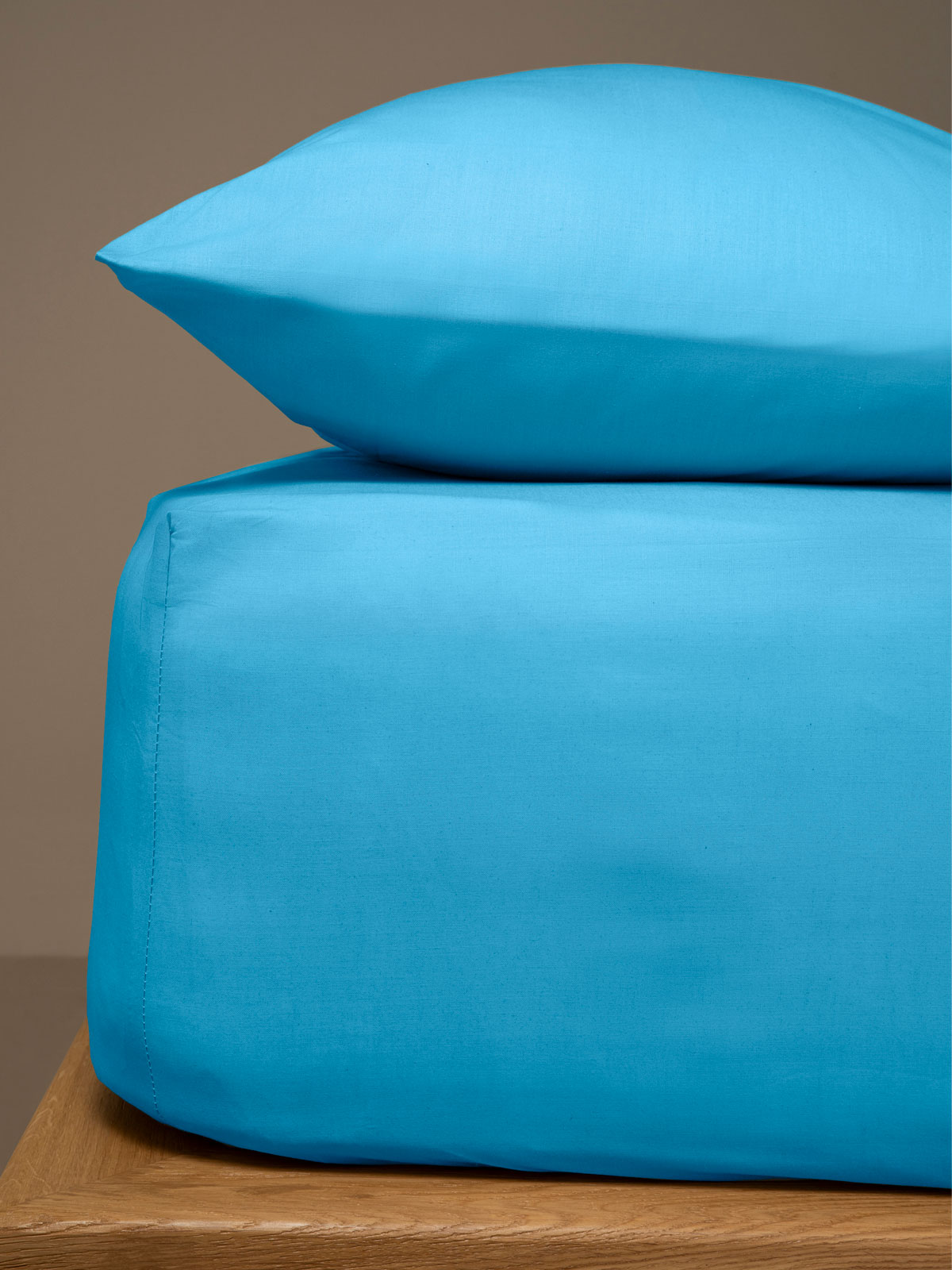 Κατωσέντονο Menta με λάστιχο 15 Turquoise Διπλό (160x200+40)