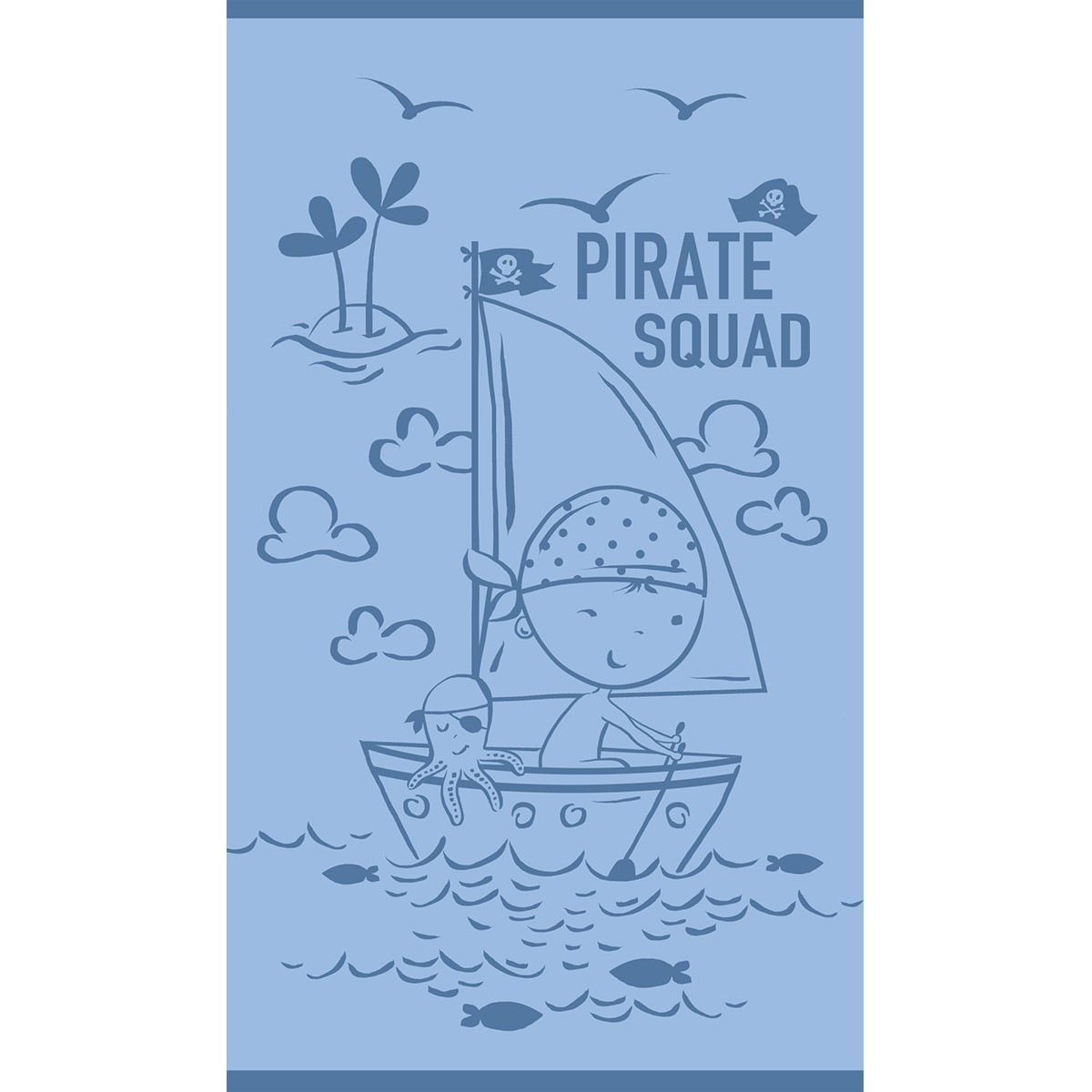 ΠΑΙΔΙΚΗ ΠΕΤΣΕΤΑ ΘΑΛΑΣΣΗΣ PIRATE SQUAD BLUE (70Χ120) - Image 2