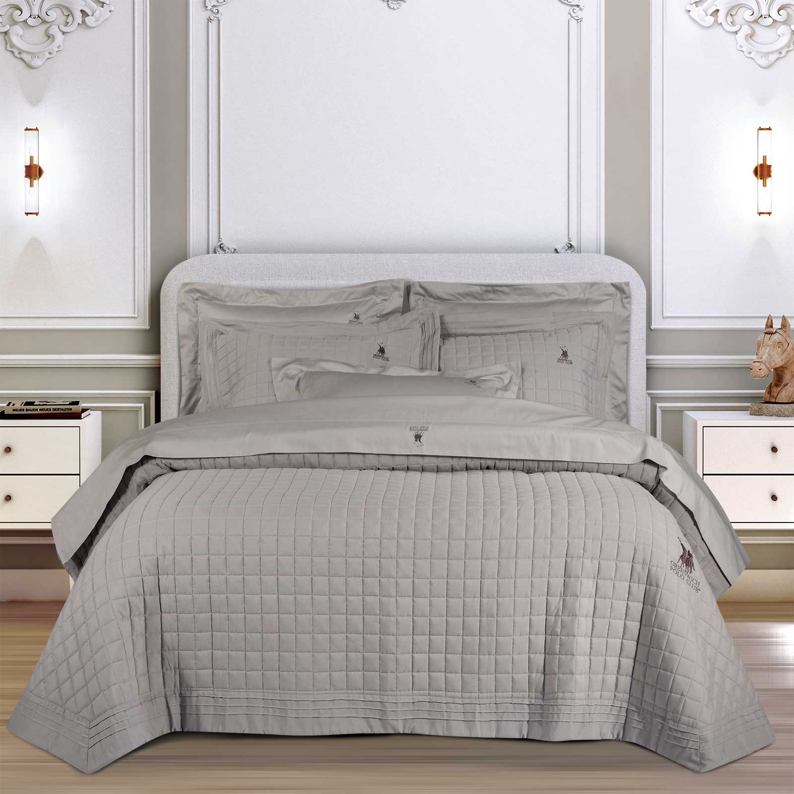 GREENWICH POLO CLUB ΚΟΥΒΕΡΤΟΡΙΟ KING CLASSIC 2356 TAUPE
