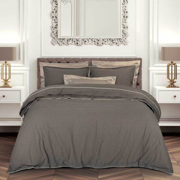GREENWICH POLO CLUB ΣΕΤ ΣΕΝΤΟΝΙΑ KING ESSENTIAL 2375 DARK TAUPE