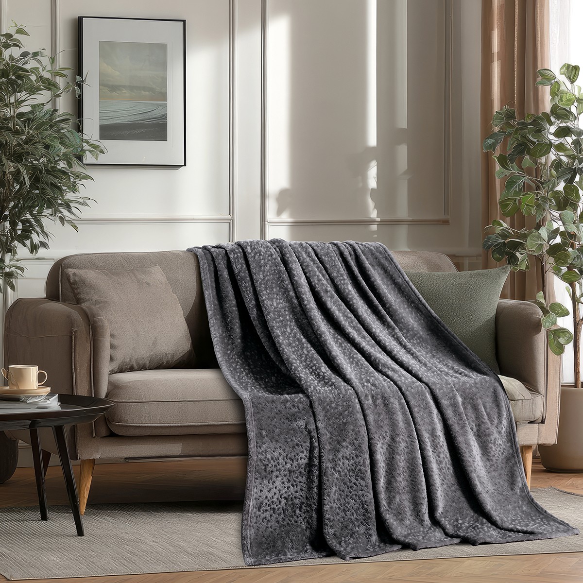 ΡΙΧΤΑΡΙ ΔΙΘΕΣΙΟ GIZA DARK GREY (170X250)