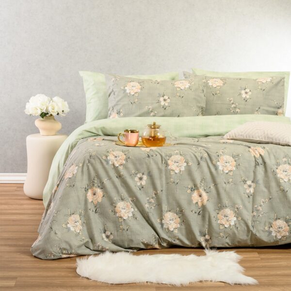 ΣΕΤ ΣΕΝΤΟΝΙΑ ΥΠΕΡΔΙΠΛΑ GIANNA GREY/AQUA CASUAL LINE (235X270)
