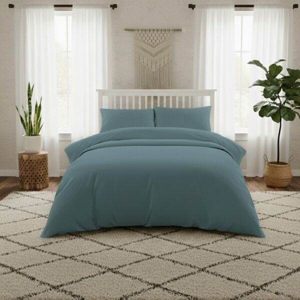 ΠΑΠΛΩΜΑΤΟΘΗΚΗ ΥΠΕΡΔΙΠΛΗ 225Χ245 LAVISH SATIN DARK AQUA