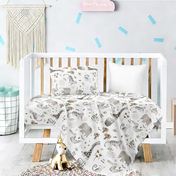 ΣΕΤ ΣΕΝΤΟΝΙΑ ΚΟΥΝΙΑΣ JUNGLE PRIME LINE BABY (120X170)