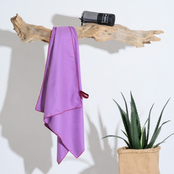 ΠΕΤΣΕΤΑ MICROFIBER GYM PURPLE (50Χ90)