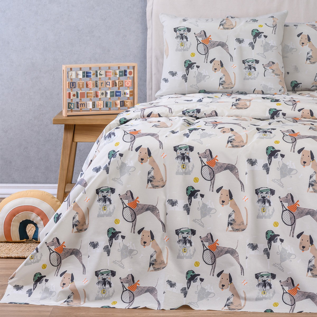 ΣΕΤ ΣΕΝΤΟΝΙΑ ΜΟΝΑ DOGGY KIDS LINE (170X270)