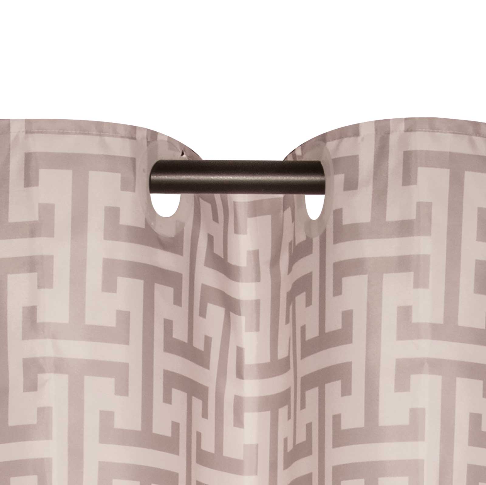 GREENWICH POLO CLUB ΚΟΥΡΤΙΝΑ ΜΠΑΝΙΟΥ 200Χ180 ESSENTIAL 3122 TAUPE - Image 3