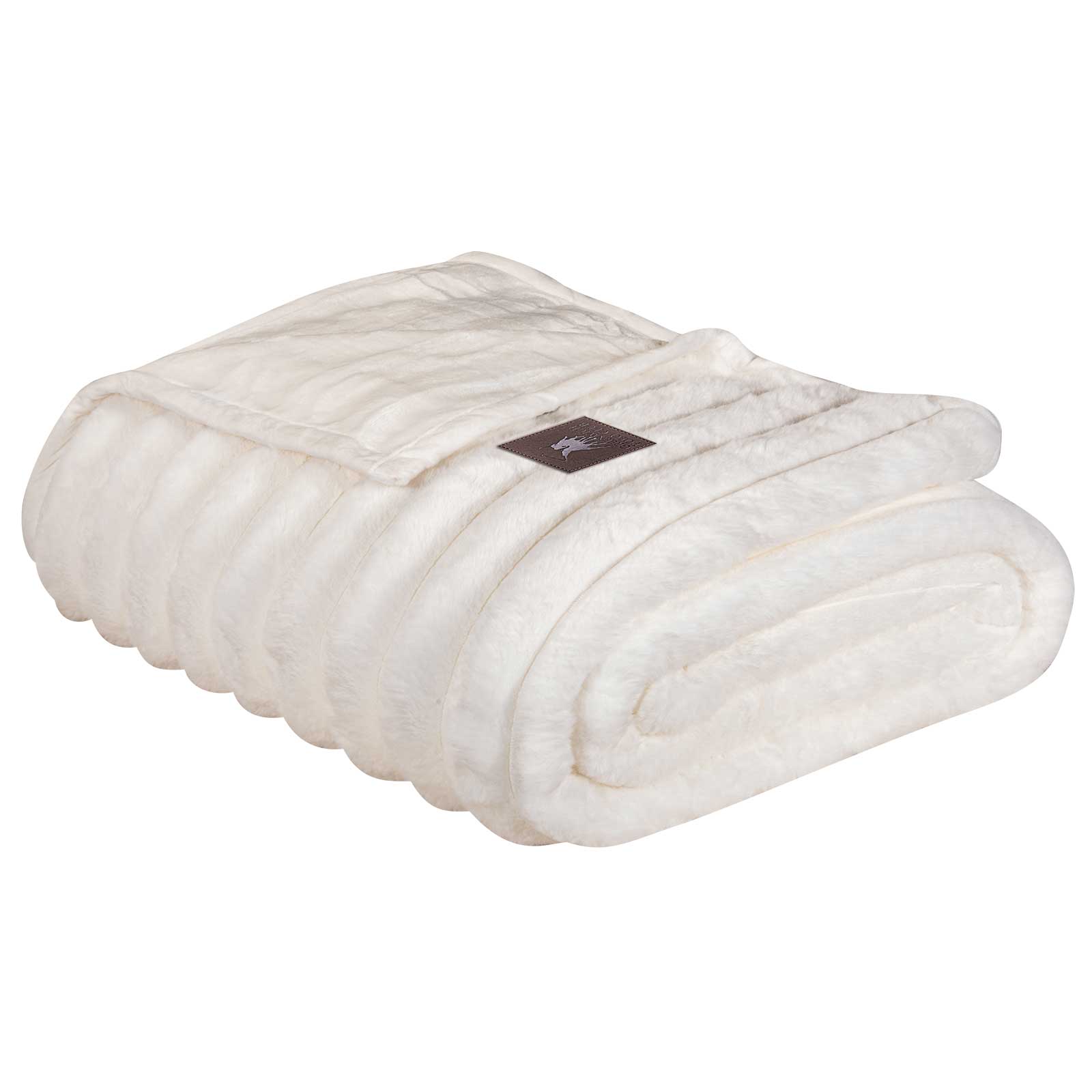 GREENWICH POLO CLUB ΚΟΥΒΕΡΤΑ FAUX FUR ΥΠΕΡΔΙΠΛΗ PREMIUM 3477 WHITE - Image 3