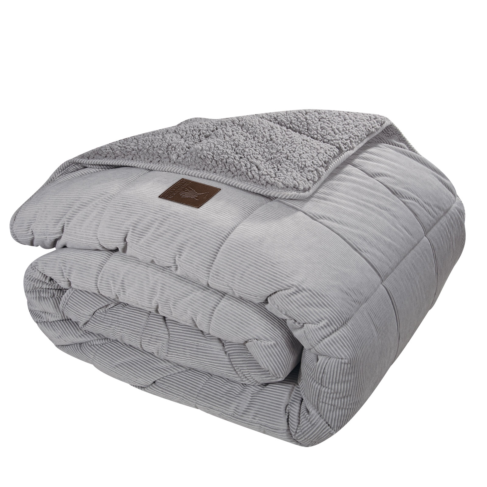 GREENWICH POLO CLUB ΚΟΥΒΕΡΤΟΠΑΠΛΩΜΑ ΥΠΕΡΔΙΠΛΟ SHERPA 3480 GREY - Image 3