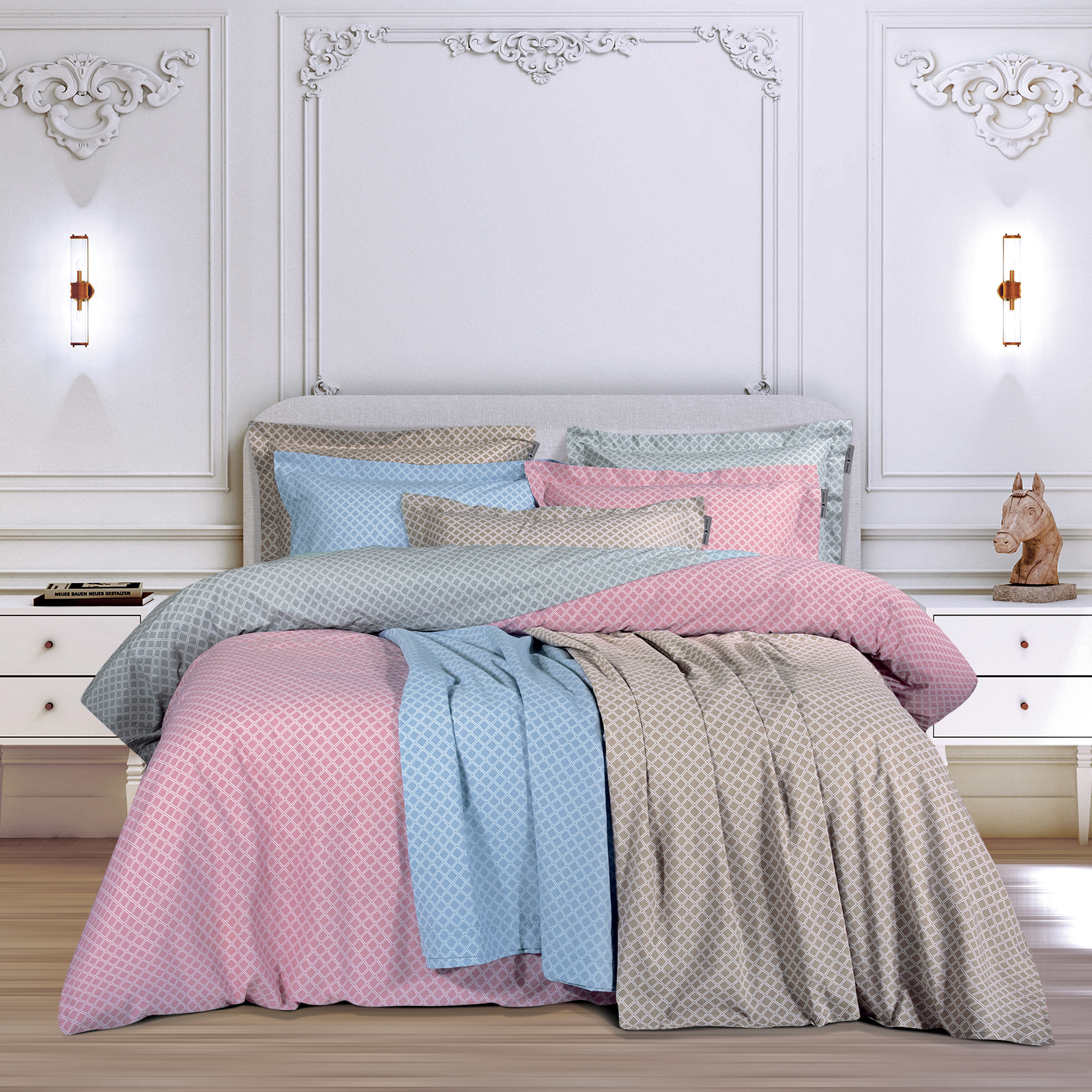 GREENWICH POLO CLUB ΣΕΝΤΟΝΙ ΜΕ ΛΑΣΤΙΧΟ KING 180*200+35 LOFT 2511 BABY BLUE - Image 3
