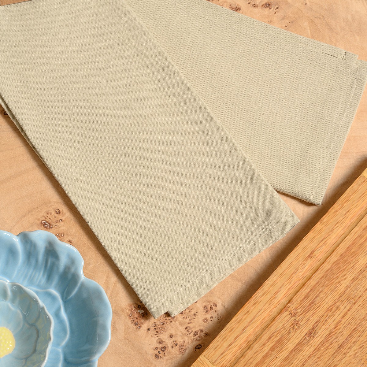 ΠΕΤΣΕΤΕΣ ΚΟΥΖΙΝΑΣ ΣΕΤ 2 ΤΕΜΑΧΙΩΝ ZOE BEIGE (45X65)