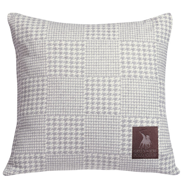 GREENWICH POLO CLUB ΔΙΑΚΟΣΜΗΤΙΚΟ ΜΑΞΙΛΑΡΙ 42X42 2784 ΓΚΡΙ, ΕΚΡΟΥ