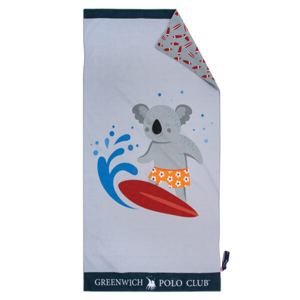 GREENWICH POLO CLUB JUNIOR ΠΕΤΣΕΤΑ ΘΑΛΑΣΣΗΣ 70Χ140 3882 GREY